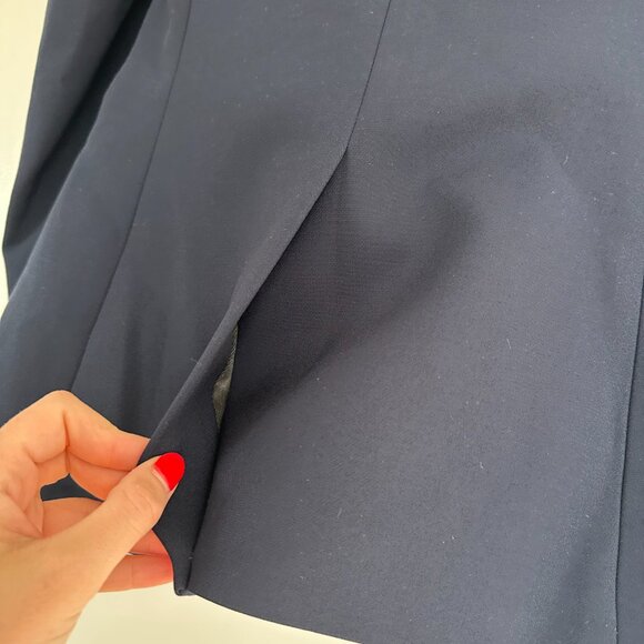 NWOT Veronica Beard Miller Blazer Dickey Jacket in Navy Blue Size 2 Lightweight - Picture 10 of 10